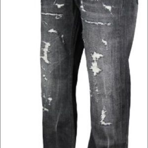 👑 CULT oF INDIVIDUALITY Men's Harley Regular Black Jean Pants Size W38 L34